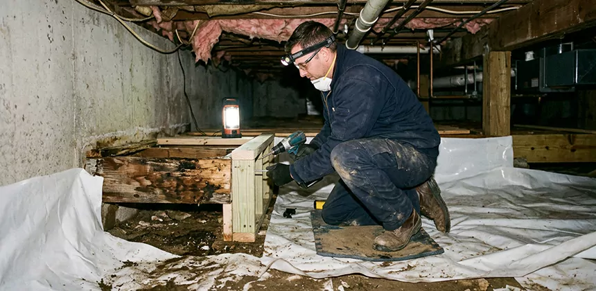 Crawl Space Water Damage Repair