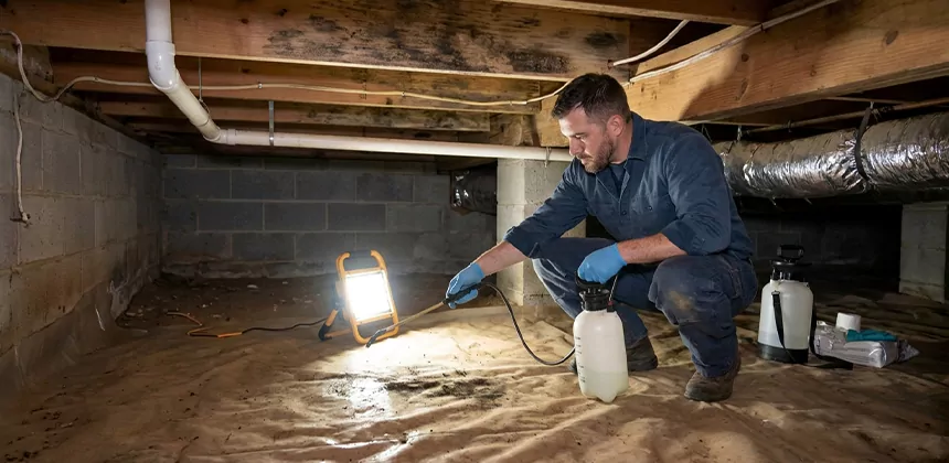 Crawl Space Mold Treatment in Bothell