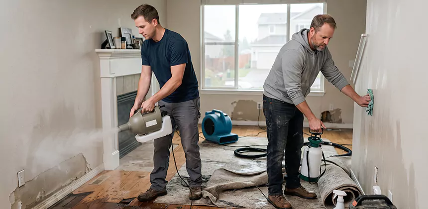 Post-Flood Sanitizing and Deodorizing in Bothell