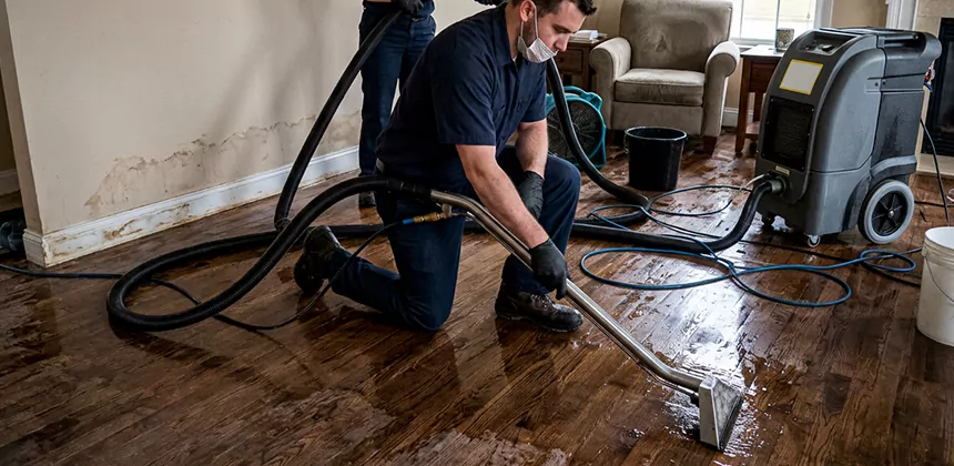 Hardwood Floor Water Extraction in Bothell